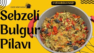 Sebzeli Bulgur Pilavı 🍲  Bu Pilav Viral Olur 😉 [upl. by Ylatfen386]