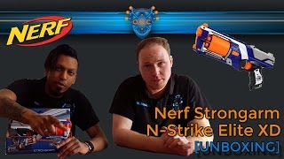 Nerf Strongarm XD UNBOXING deutschgerman [upl. by Gibbeon]