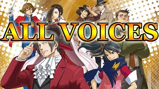 Ace Attorney Investigations 2 Voices ALL Languages [upl. by Ynnaf]