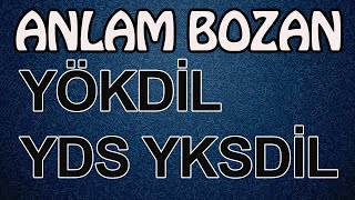 ANLAM BOZAN 3 for YÖKDİL YDS YKSDİL by Ercüment Cem ÇUHADAR [upl. by Irrehs516]