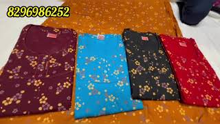 రాజ్వాడి కాటన్ నైటీలుPure Cotton Rajwadi Nighties Bandhini printed nighty [upl. by Avert]