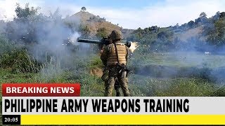 Philippine Army 33rd Infantry Battalion Weapons Training [upl. by Audrey]