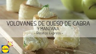 Volovanes De Queso De Cabra y Manzana  Recetas Express [upl. by Notnilk]