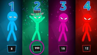 Best 999 Stickman Random Party  Stickman Party 1 2 3 4 Player 2024  D  YAN [upl. by Anoet453]