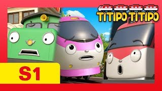 Titipo S1 full episodes Compilation l EP 1417 45 mins l Train shows for kids l Titipo TItipo [upl. by Nehgem441]