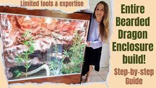 Bearded Dragon Enclosure Build Stepbystep guide… Limited tools and expertise needed [upl. by Esinej]