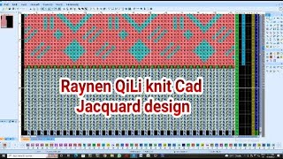 Raynen QiLi KnitCAD Jacquard design Part [upl. by Flynn408]