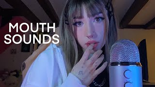 Mouth Sounds and Background Triggers ASMR  Tapping Mic Scratching Mic Tapping Whispering [upl. by Adine]