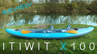 Itiwit X100 Review and Unboxing  3 Person Dropstitch Inflatable Kayak [upl. by Ontine]