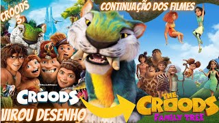 CROODS 3 CONHEÇA A CONTINUAÇÃO EM DESENHO DOS CROODS CROODS FAMILY TREE [upl. by Ycrem372]