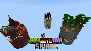 Dimension spiral  Trailer map Minecraft Bedrock Edition [upl. by Igiul]