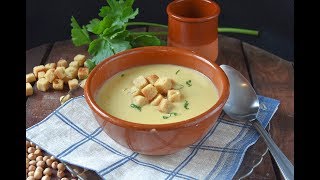 sopa o crema de garbanzos [upl. by Ingram]