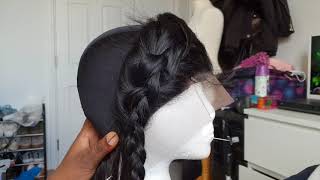 HOW TO MAKE A LACE FRONTAL WIGComment faire UNE perruque soit meme avec une lace frontale [upl. by Ayama]