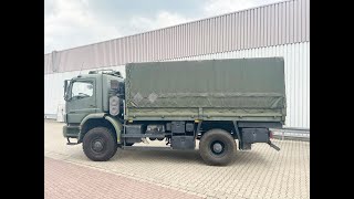 DAIMLERBENZ Axor 1829 A 4x4 ex Bundeswehr [upl. by Nelyahs]