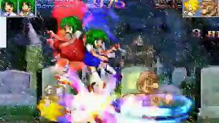 Mugen Shion Sonozaki and Mion Sonozaki vs Super Mario amp Sonic [upl. by Asfah]