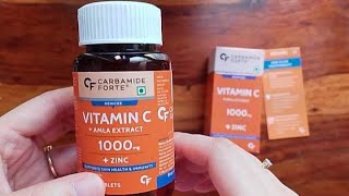 CARBAMIDE FORTE  VITAMIN C  AMLA EXTRACT 1000mg ZINC [upl. by Mitchiner]