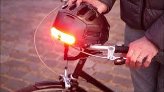 OxiTurn deluxe a great bike device with leftright indicators and an amazing brake light function [upl. by Hogle]