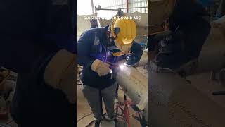 ss welding ss316L root pass and copying funny video [upl. by Dustie]