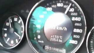 CLS 63 AMG acceleration 0  200 kmh and braking [upl. by Matazzoni440]