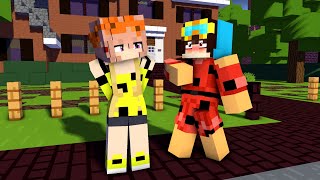 LOVE MEET MEME COUPLE MAI AND NICO BUG MINECRAFT ANIMATION [upl. by Sucramal]