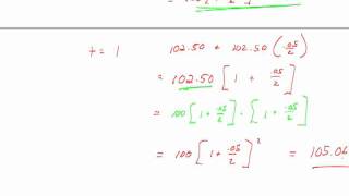 Compound Interest SemiAnnually Introduction [upl. by Eenafit920]