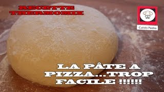 Recette pate a pizza facile et rapide au thermomix tm5 7 [upl. by Pasco]