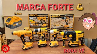 CONFIRA A NOVA INGCO 2023  PARAFUSADEIRA FURADEIRA FERRAMENTAS INGCO A BATERIA BRUSHLESS [upl. by Vokay]