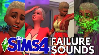 All Failure Sounds in The Sims 4 [upl. by Conway]