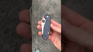 Spyderco Para 3 Carbon replica edc blade spyderco [upl. by Supple]