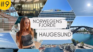 AIDAPerla Vlog 9  Norwegens Fjorde Stadtrundgang in Haugesund  Denise Darleen [upl. by Ellehcam970]