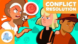 CONFLICT RESOLUTION for Children 🤝 Assertive 😡 Aggressive 😞 Passive 😒 PassiveAggressive [upl. by Anay156]