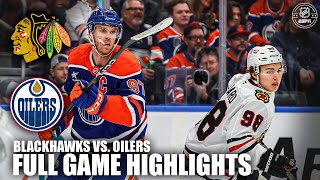 Chicago Blackhawks vs Edmonton Oilers  Full Game Highlights  ESPN NHL [upl. by Shirlee206]