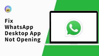 How to Fix WhatsApp Desktop App Not Opening in Windows 10  WhatsApp Desktop Not Opening [upl. by Assiroc]