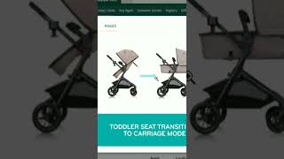 Evenflo Pivot Modular Travel System with LiteMax Infant Car Seat with Anti Rebound Bar [upl. by Htidirem]