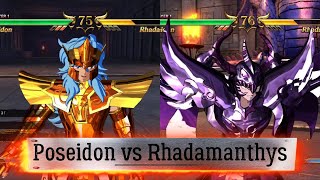 English sub Saint Seiya Soldiers Soul  Poseidon vs Rhadamanthys 5 Round [upl. by Eilac]