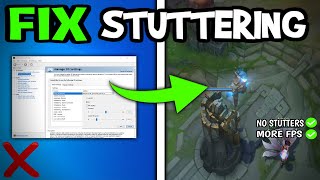 How To Fix League of Legends Fps Drops amp Stutters EASY [upl. by Rolanda]