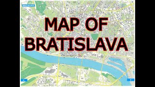 MAP OF BRATISLAVA [upl. by Rusty]