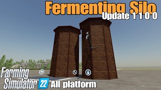 Fermenting Silo  FS22 UPDATE July 2524 [upl. by Yenaffit]