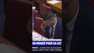 Sebastien Delogu ne sait pas lire lfi gaza commission brunolemaire gouvernement [upl. by Fallon]