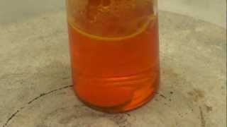 Gold Coin Dissolving in Acid Aqua Regia [upl. by Onitselec]