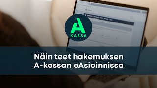 Näin teet hakemuksen Akassan eAsioinnissa tekstitetty [upl. by Cilegna618]