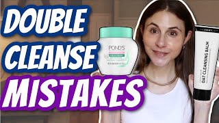 How to double cleanse COMMON MISTAKES  Dr Dray [upl. by Isdnyl305]