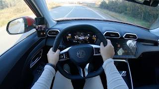 New MG ZS Hybrid 2025 15l 194 hp Exclusive POV Test Drive [upl. by Anaylil]