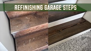 Refinishing Garage Steps [upl. by Allehs]