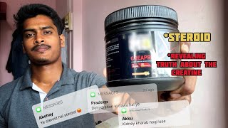 Creatine or Steroid 🙄  watch this if you also use creatine creatine [upl. by Ardnassak]