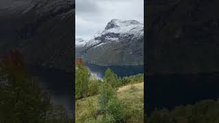 Aussichtspunkt Ljøen und Geiranger Fjord [upl. by Dupuy]