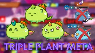 TRIPLE POISON PLANT GAMEPLAY 002  AXIE S19 OFFSEASON  BMT [upl. by Oirasor]