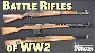 Battle Rifles of World War Two Overview [upl. by Lachus54]