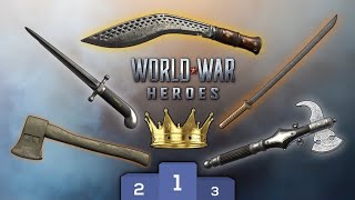 World War Heroes Top 5 Best Weapons  Melee [upl. by Submuloc767]