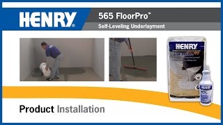 HENRY® 565 FloorPro™ SelfLeveling Underlayment [upl. by Anitac]